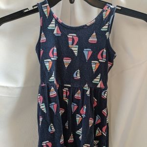Girls cute summer dress with cut out in back
